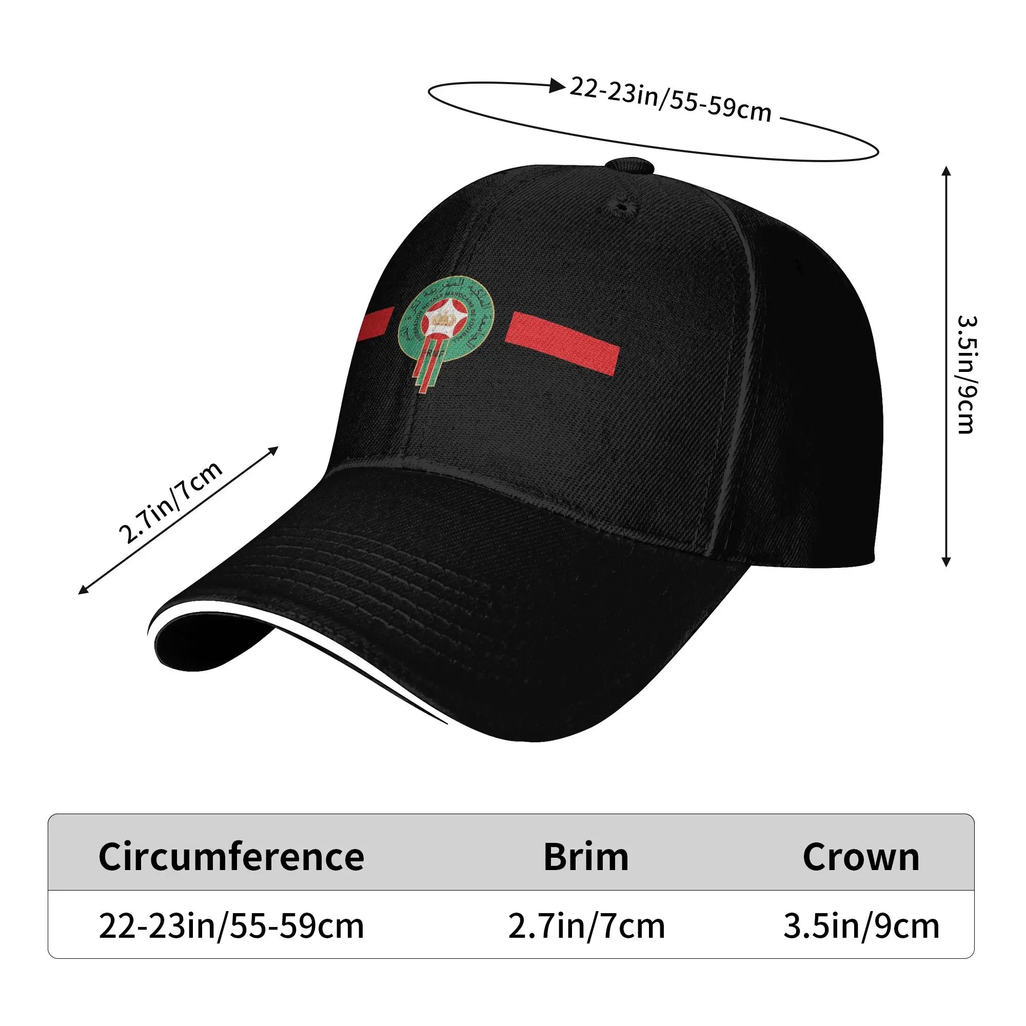 Summer Baseball Caps Morocco Maroc المنتخب المغربي  flag Moroccan Outfit For Men Women Golf Hat Vintage  Headwear Gift