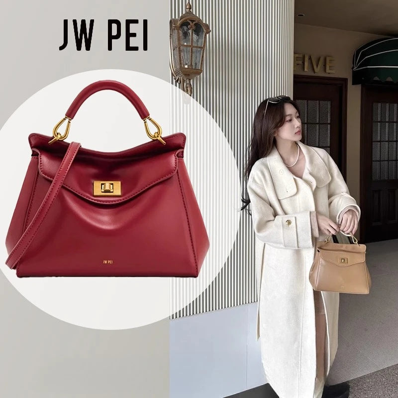 JW PEI Pillow Bag, Lock Bag, Shoulder Bag, Crossbody Bag, Affordable Luxury, Fashionable, Commuter Style