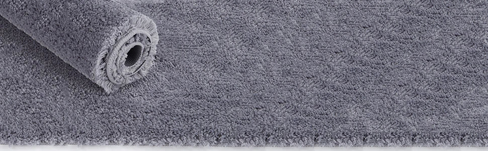 Soft Microfiber Shaggy Bath Rug, Non Slip Bath Mat, Thick Plush Rugs for Shower, Water Absorbent, Machine Washable, Bathroom
