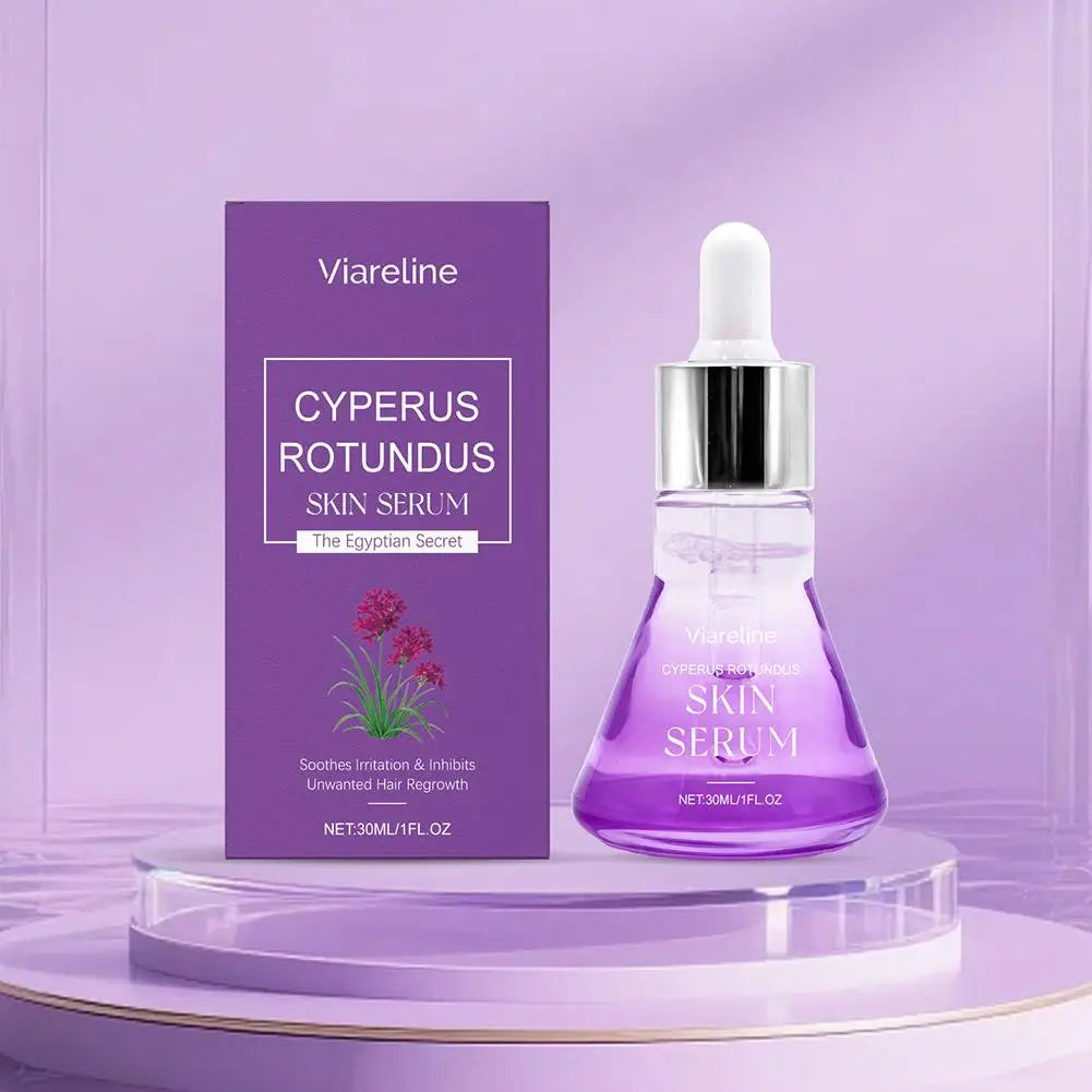 Cyperus Rotundus Skin Serum Hair Growth Inhibitor Natural Soothing Moisturizing Shrinking Pores Body Hair Removal Essence Liquid