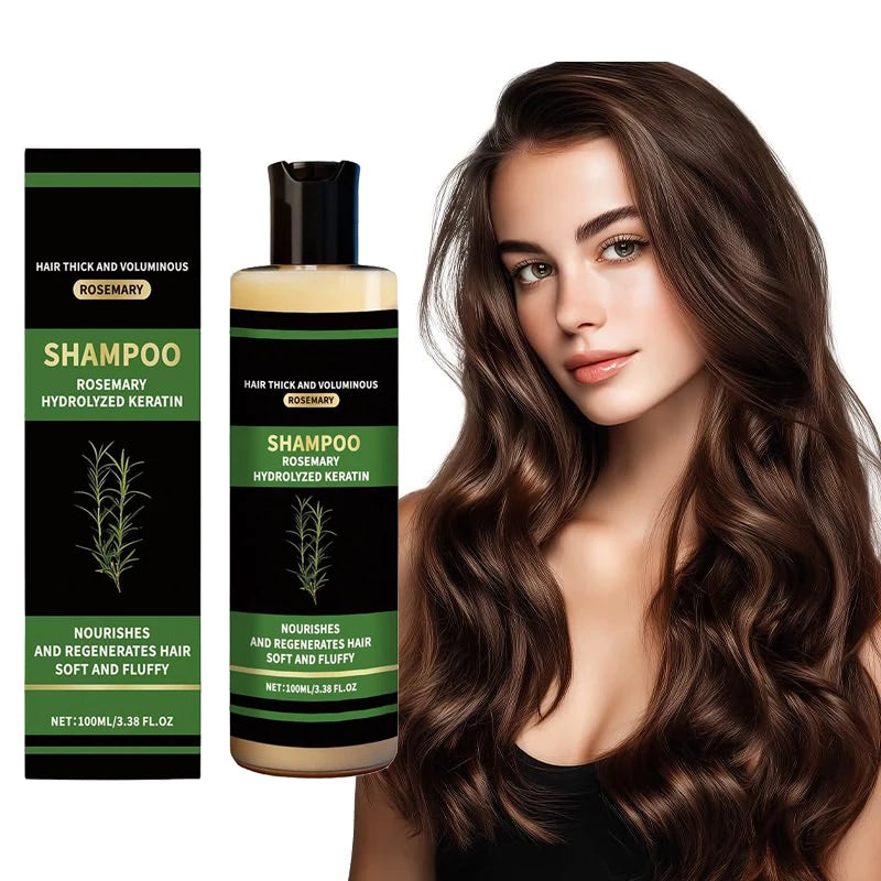 Rosemary Shampoo for Women & Men-Natural Thickening & Strengthening Shampoo with Hydrolyzed Keratin for Thinning Hair Anti Loss