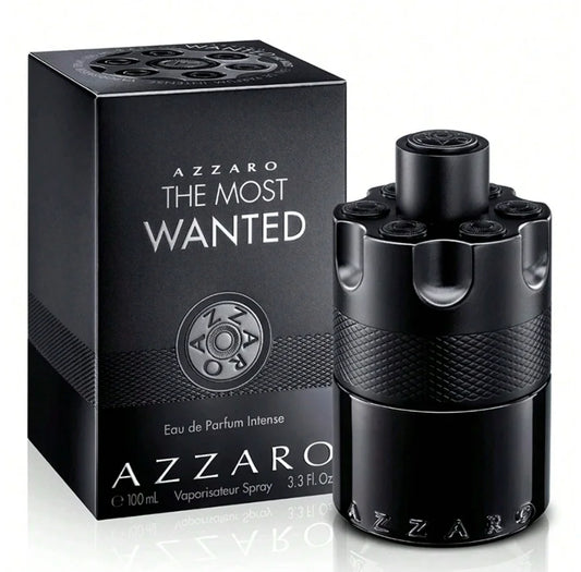 AZZARO The Most Wanted Eau de Parfum Intense – Woody & Spicy Cologne for Men with Fougère and Ambery Notes Amber Wood, Cardamom