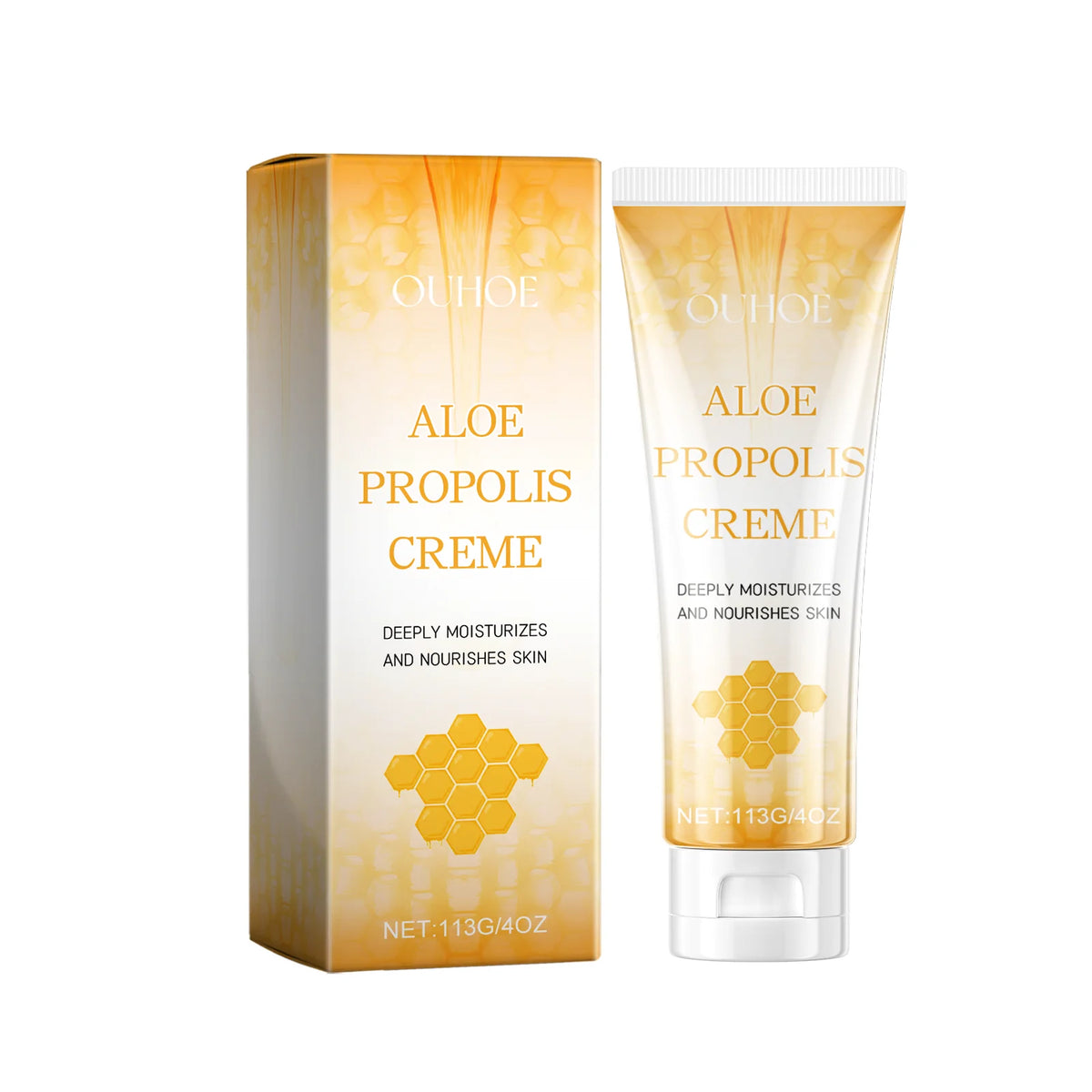 Aloe Propolis Moisturizing Cream Soothing Repairs Nourishing Wrinkles Remover Rejuvenating Brightening Face & Body Cream