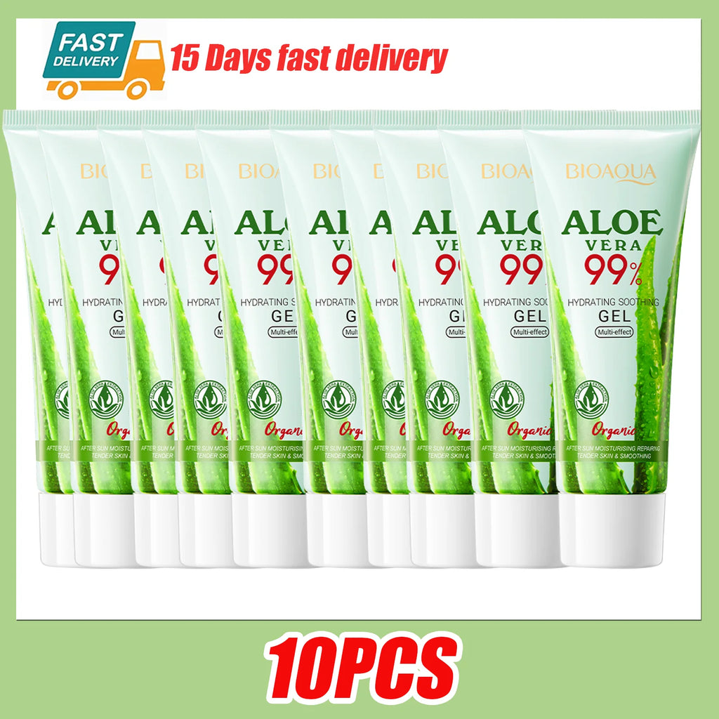 Soothing Aloe Vera Gel For Face & Body Hydrating Moisturizing Repairing Sunburn Relief Acne Care For Sensitive Skin