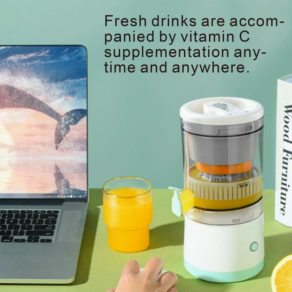 Multi-functional portable electric orange juice machine with juice-frying cup for household residue juice separation juicer.