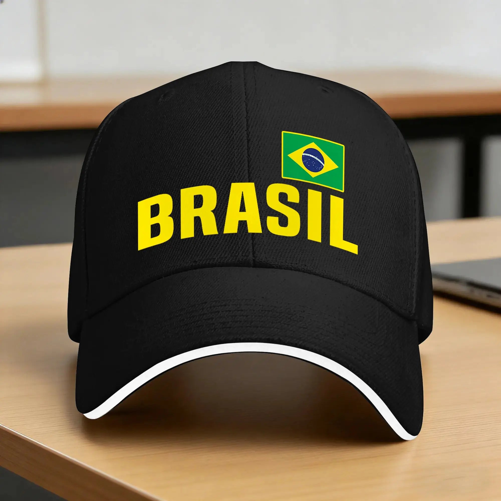 Brasil Flag of Brazil Baseball Cap  Men Women Custom DIY Hip Hop Hats Summer Classic Outdoor Sport Sun Baseball Caps
