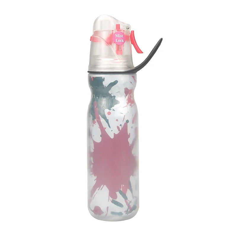 Cold Insulation Water Bottle, Bpa-free Sport Water Bottle, Great For Travel Outdoor Hiking, 16oz/20oz, Spray Cooling Cup Gifts