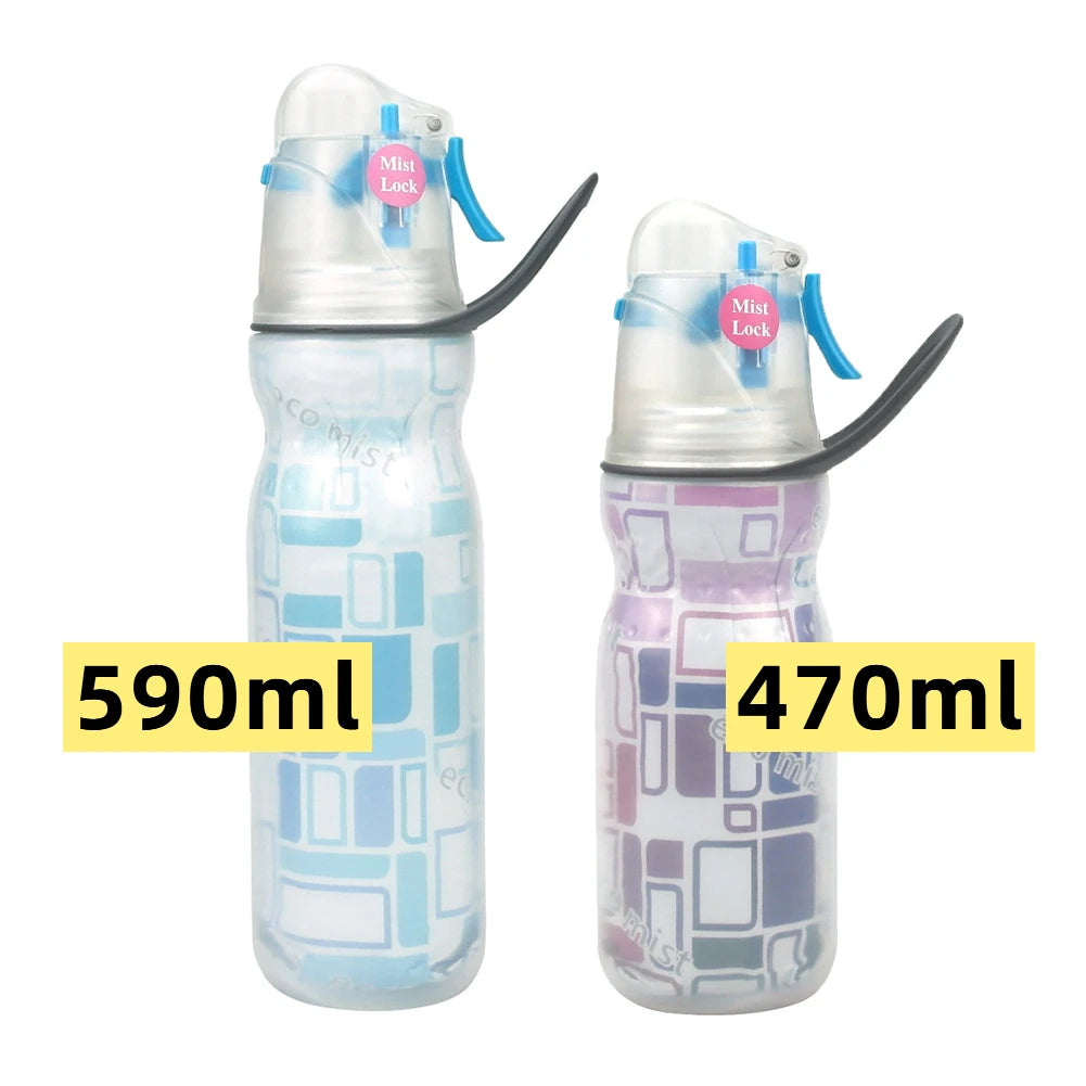 Cold Insulation Water Bottle, Bpa-free Sport Water Bottle, Great For Travel Outdoor Hiking, 16oz/20oz, Spray Cooling Cup Gifts