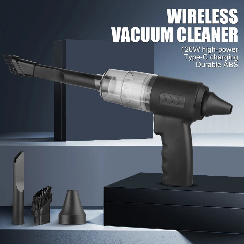 Car Hoover Suction Blowing All-in-one Wireless Large Suction Handheld Portable Mini Car Super Car Dust Blowing Car Cleaning Tool