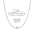 Trendy Iced Out Tennis Chain Set Gold Silver Color Stainless Steel Choker Necklace Bracelet for Women Party Jewelry Sets 2025