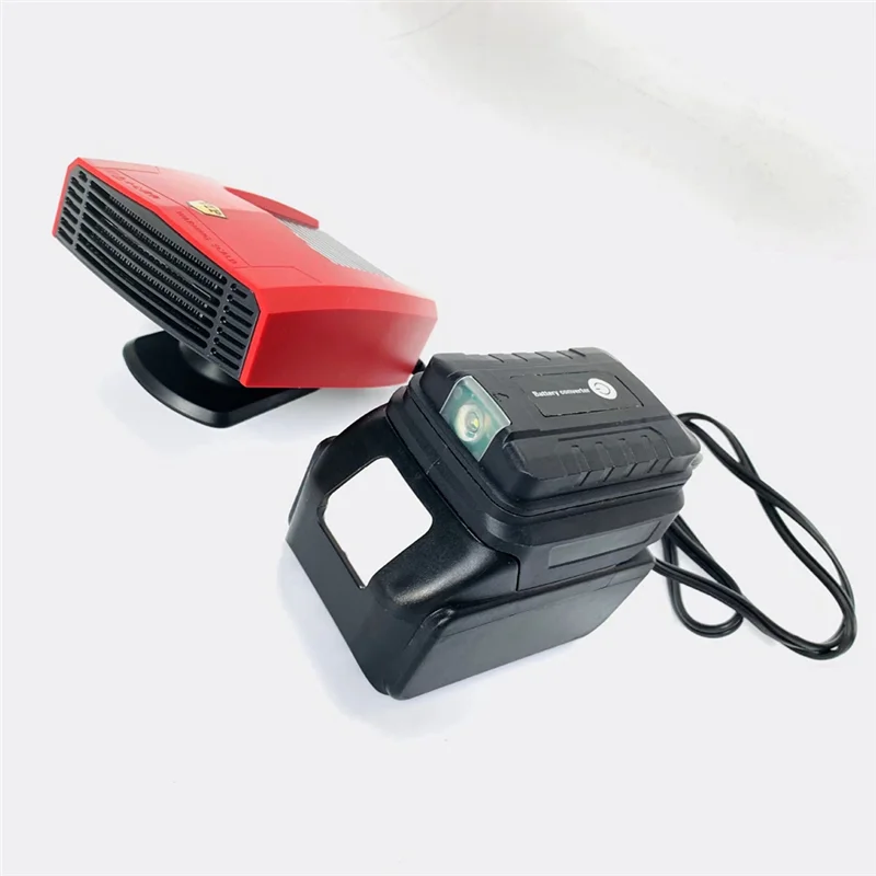 Top Deals 4 In 1 Car Heater Electric Cooling Heating Fan Electric Windshield Defogging Demister Defroster For  18V Battery