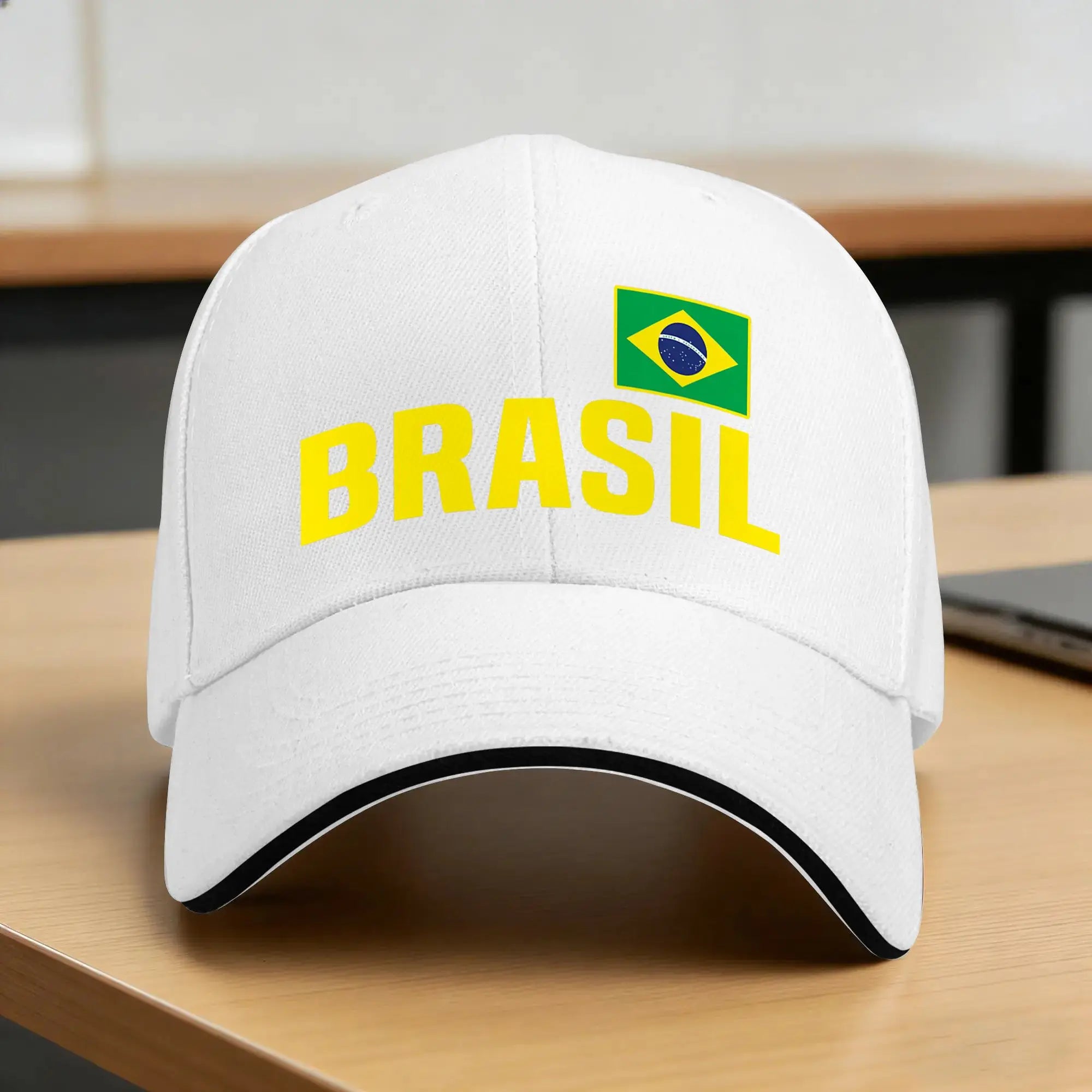 Brasil Flag of Brazil Baseball Cap  Men Women Custom DIY Hip Hop Hats Summer Classic Outdoor Sport Sun Baseball Caps