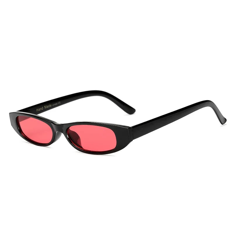 Y2K Classic Vintage Small Frame Sunglasses Women For Men Luxury Brand Design Sun Glasses Punk Popular Hip Hop Oval Shades UV400