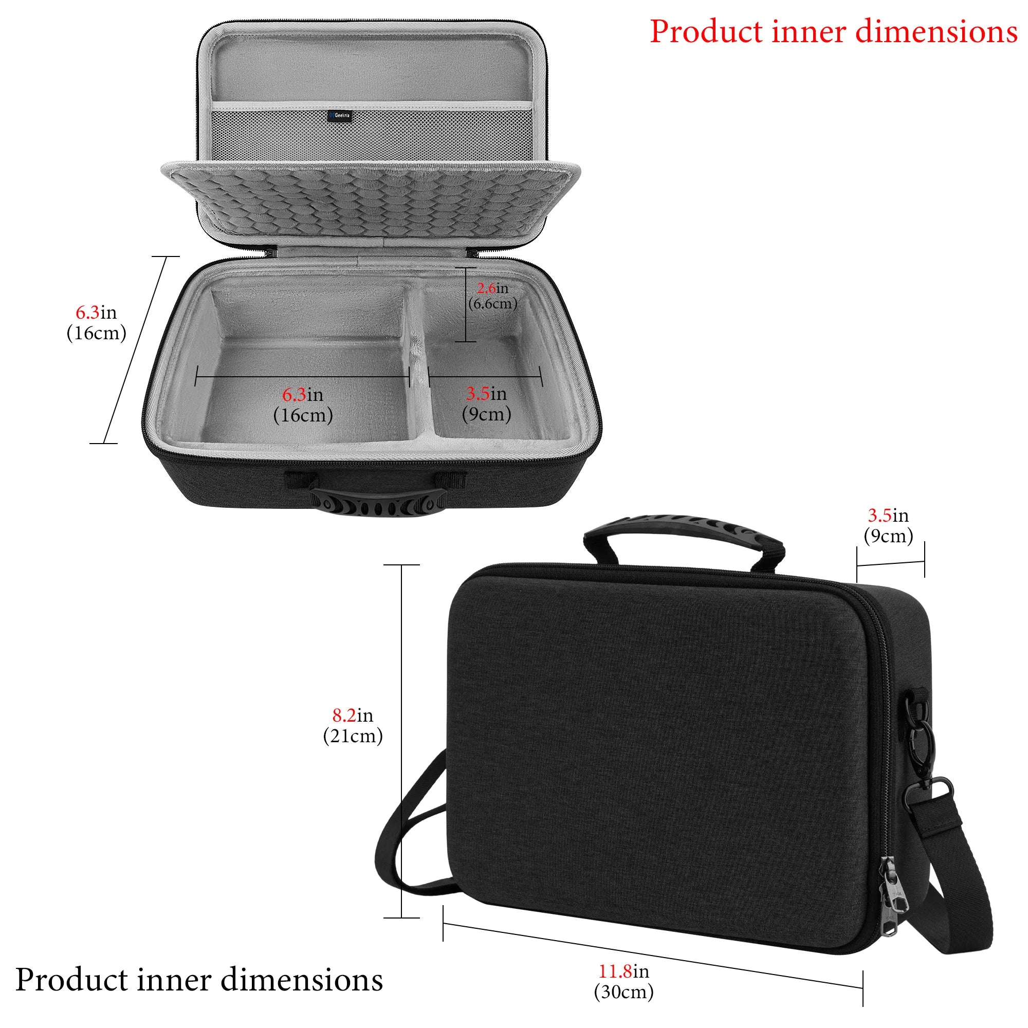 Geekria Audio Interface Carrying Case, Compatible with Universal Audio Apollo Twin X DUO/Apollo Twin X DUO Gen 2