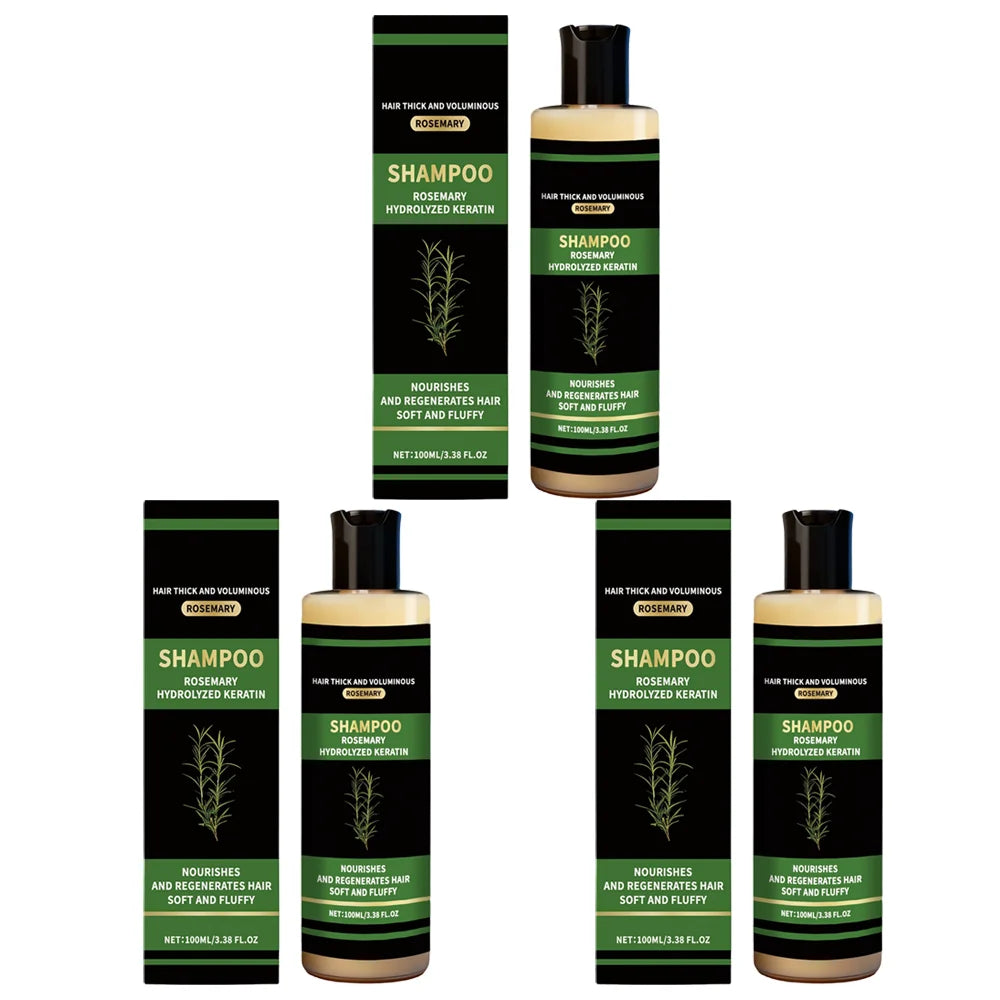 Rosemary Hair Strengthen Shampoo Hair Growth Dense Hair Prevent Breakage Nourish Scalp Remove Dandruff Hair Volumizing Shampoo