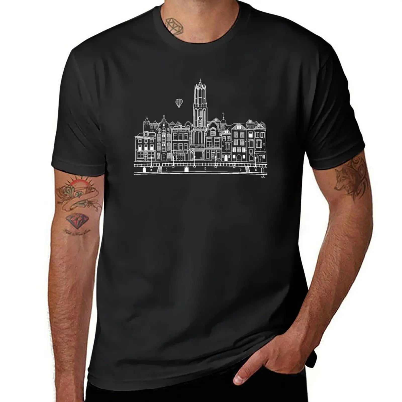 Utrecht, Holland T-Shirt graphics tees quick-drying mens t shirts casual stylish