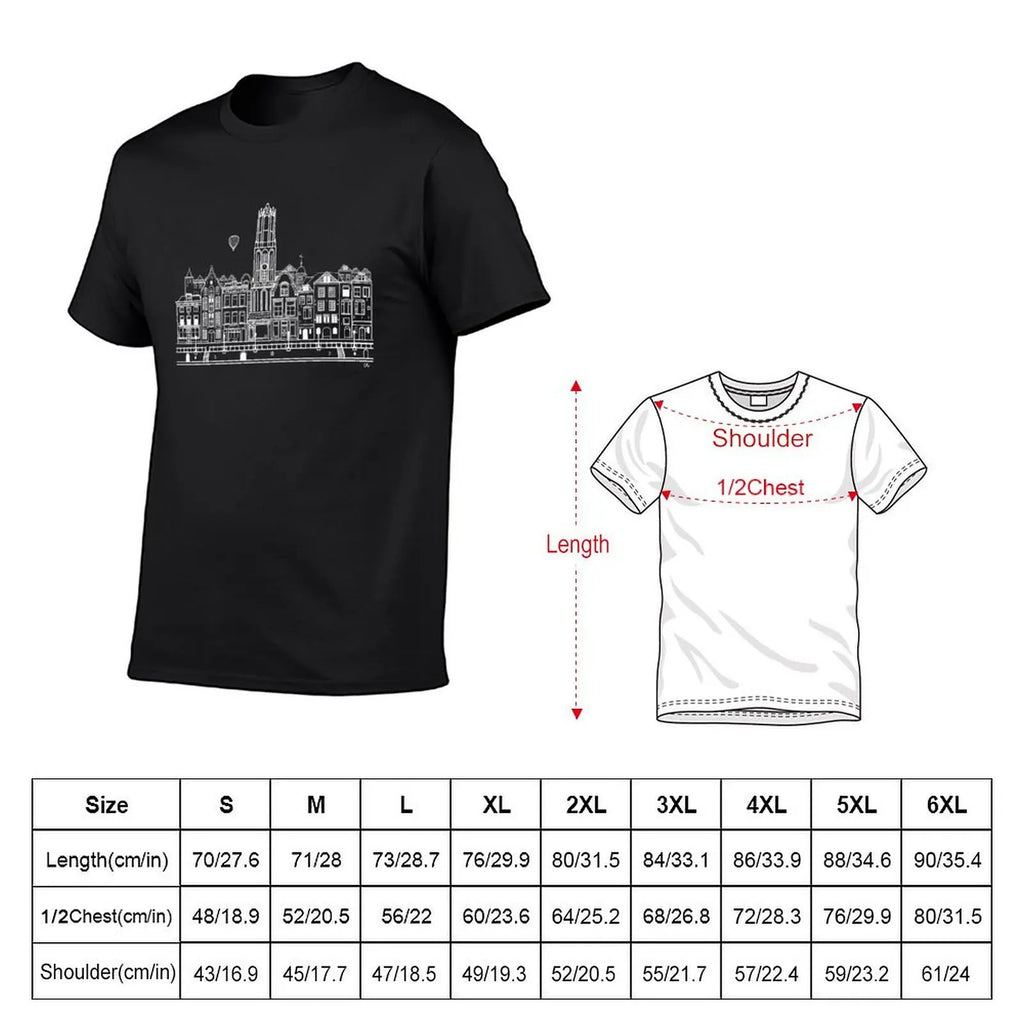 Utrecht, Holland T-Shirt graphics tees quick-drying mens t shirts casual stylish