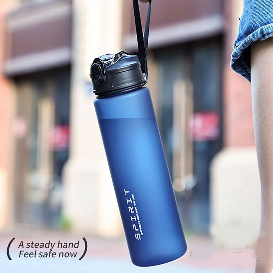A Large-Capacity Straw Cup with Scale, Portable for Outdoor Camping, Hiking, Cycling, Water Bottle, Sports Cup