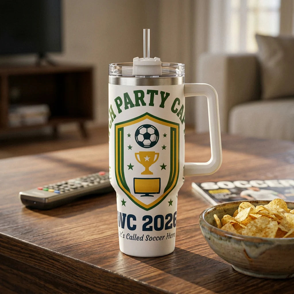 2026 Soccer Watch Party Water Cup,  To Keep Water Cold/hot for Indoor or Outdoor Use,ideal Holiday Gift