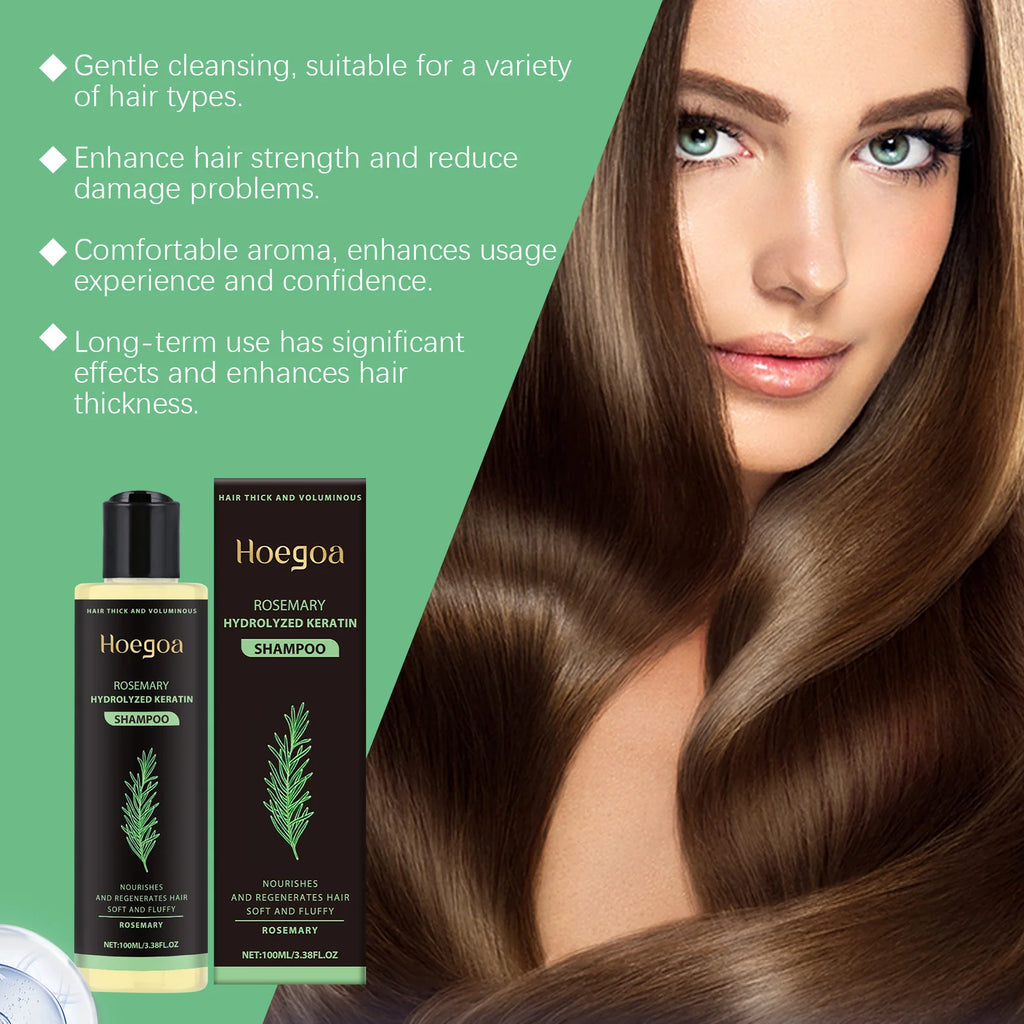 Rosemary Hair Growth Shampoo Deeply Clean Scalp Relieve Itching Reduce Grease Improve Hair Loss Treatment Anti Dandruff Shampoo