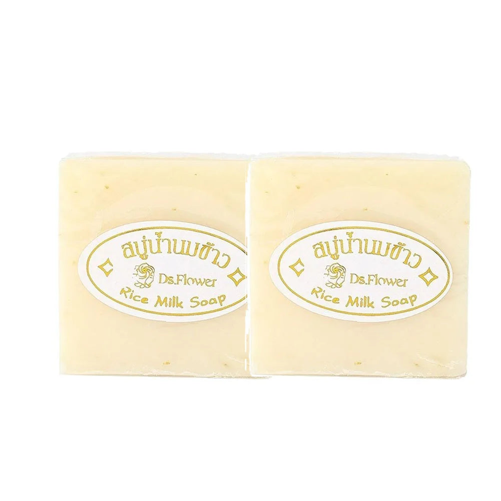 Rice Milk Soap Original Wholesale Handmade Soap Milk Rice Soap Moisturizing and Oil Control Body Faces Cleaning1/2/3PCS