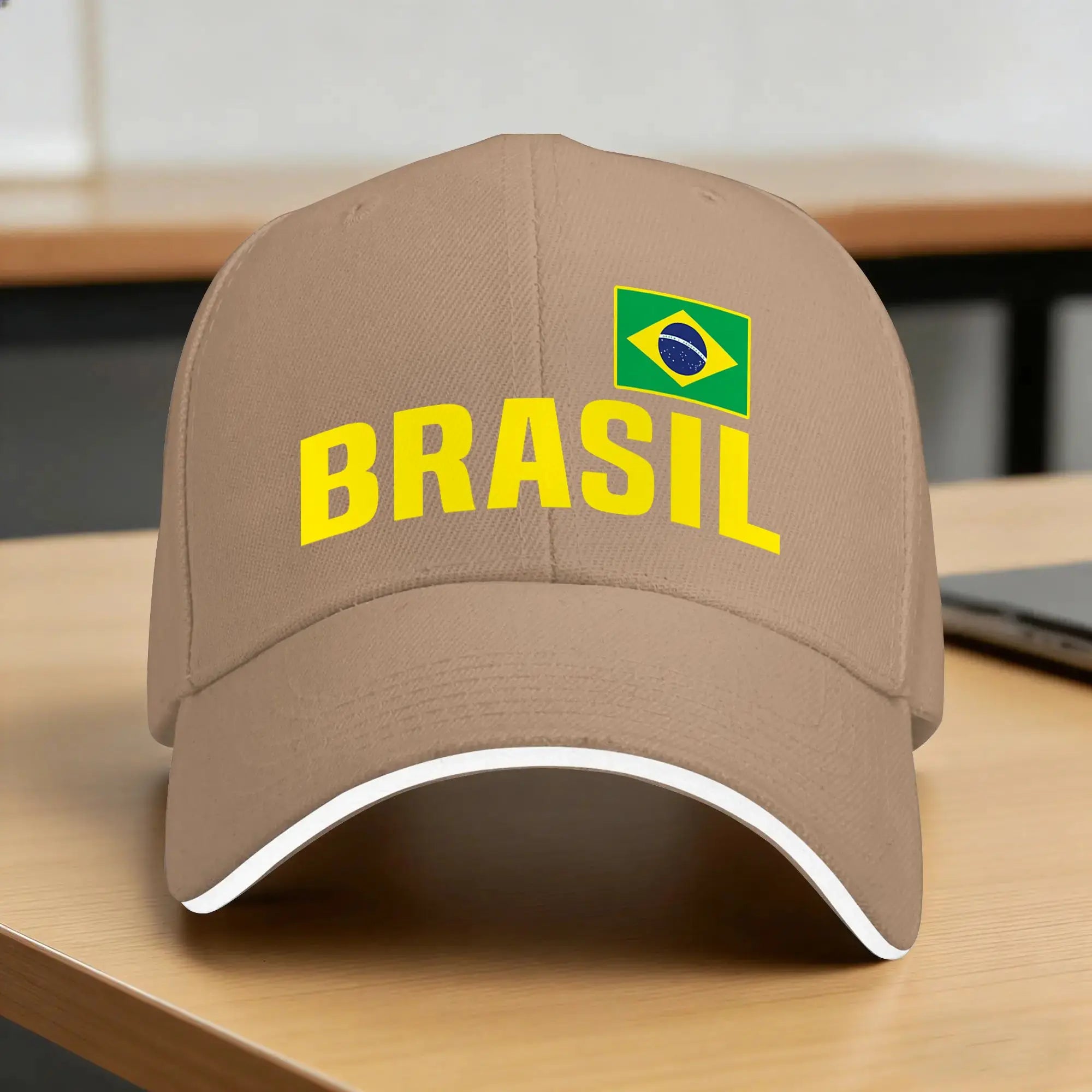 Brasil Flag of Brazil Baseball Cap  Men Women Custom DIY Hip Hop Hats Summer Classic Outdoor Sport Sun Baseball Caps