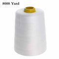 8000 Yards Spools Sewing Polyester Thread 402 Thread Embroidery Thread for DIY Sewing Machine Clothes Sewing Accessories