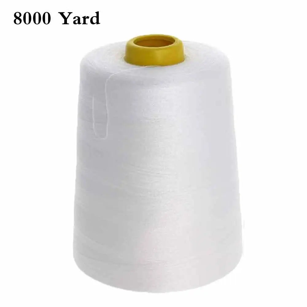 8000 Yards Spools Sewing Polyester Thread 402 Thread Embroidery Thread for DIY Sewing Machine Clothes Sewing Accessories