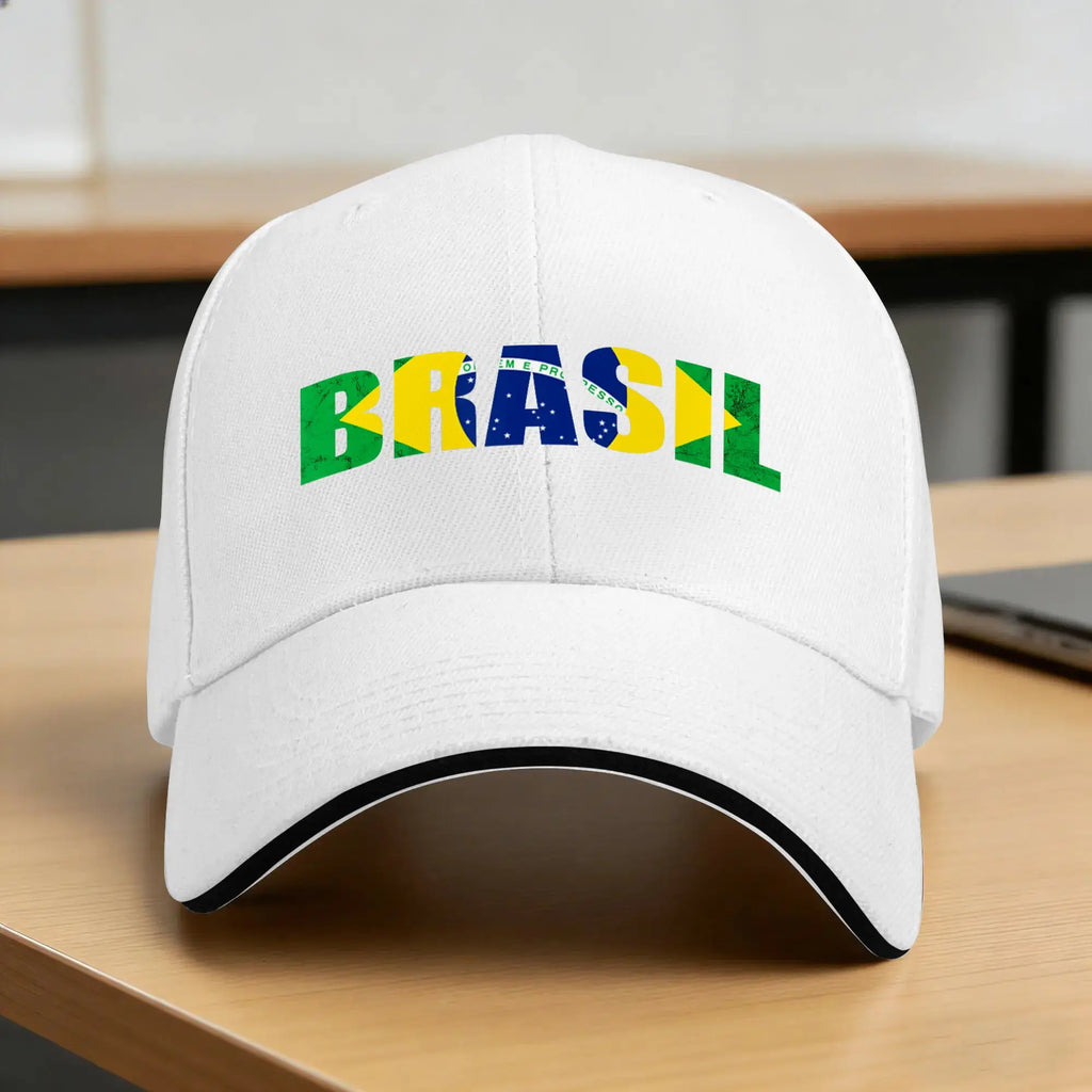 Brasil Brazilian Flag Brazilian Roots Brazilian Pride Casual Baseball Cap  Running Hippie Hip Hop Hats Summer Sun Baseball Caps