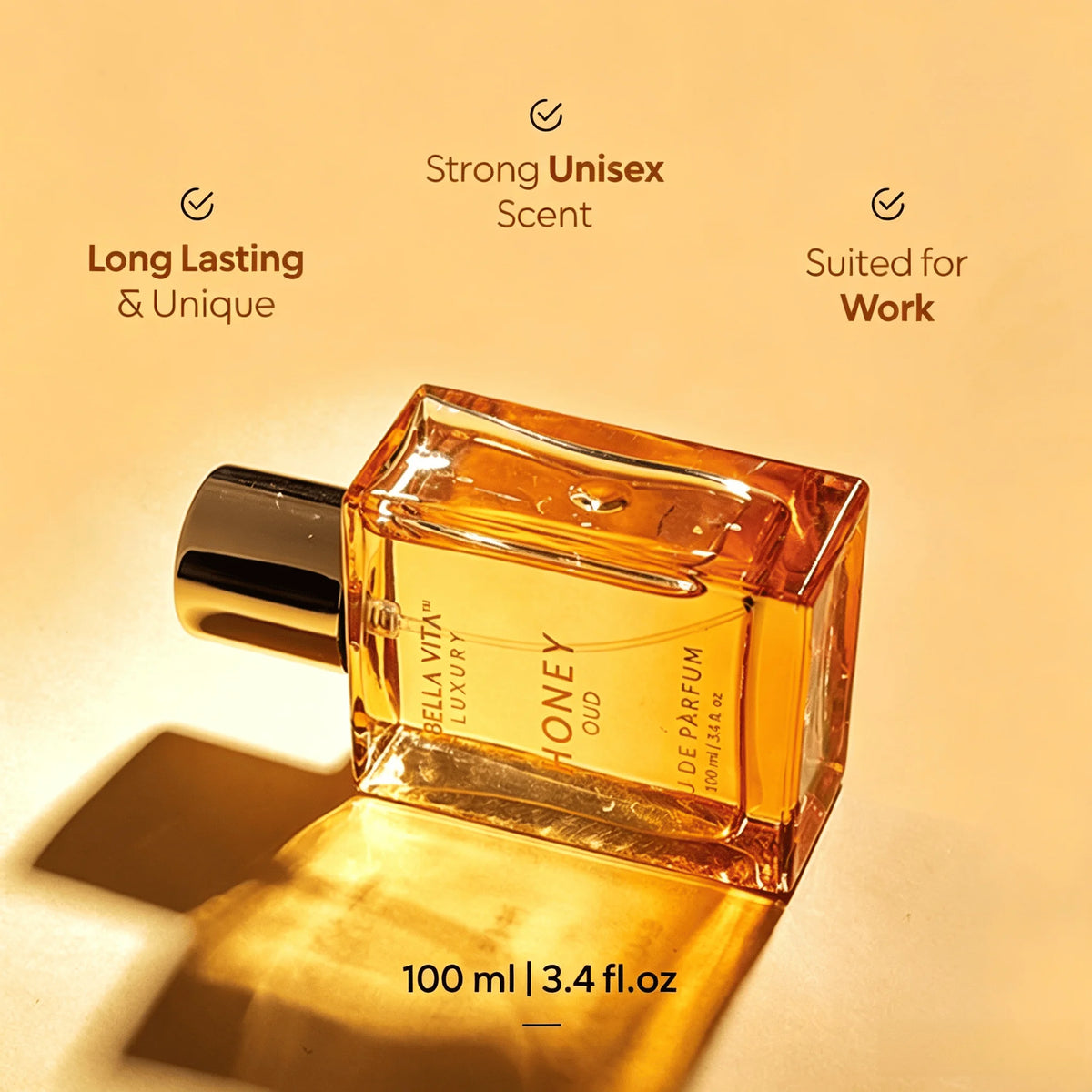 The Sweet Spot by BellaVita Luxury | Honey Oud & Date Woman Unisex Eau de Parfum | Long Lasting Fragrance, 100mlThe Sweet Spot by BellaVita Luxury | Honey Oud & Date Woman Unisex Eau de Parfum | Long Lasting Fragrance, 100ml
