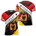 3D Printed Germany Emblem T-Shirt For Men German Unification Day Pattern Tees Summer Casual Street O-Neck Short Sleeve T Shirts