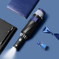 Fully automatic folding waterproof umbrella with LED flashlight and UV protection, wind and rainproof