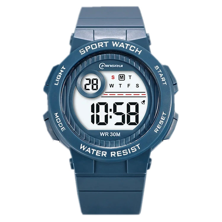 Children Watch Waterproof Digital Watch for Girls Boys Blue Electronic Sport Kid Watches Alarm Swimming Clocks Gifts