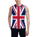 Sleeveless T-shirt United Kingdom GB British Flag 3D Men's Boys Tshirt Gyms Tank Tops Fitness Joggers Basketball Training Vest