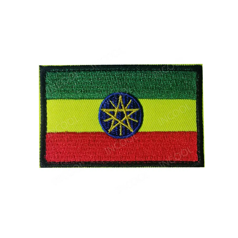 Africa Egypt Kenya Algeria Nigeria Tunisia Morocco Mauritius Guyana South Sudan Ghana Liberia Niger Congo Senegal Flag Patches