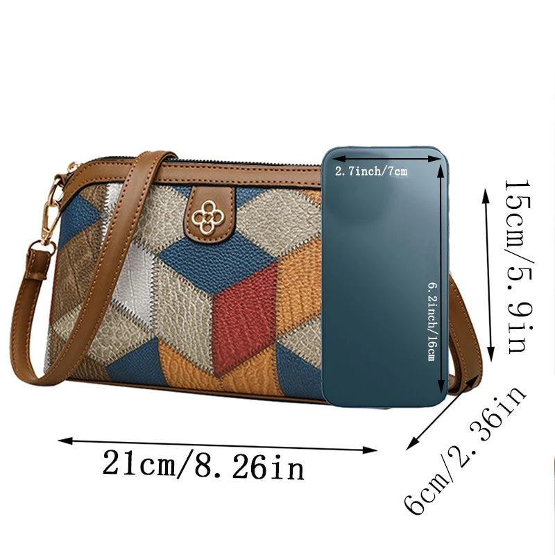 Women's crossbody bags come in various patterns and are suitable for leisure activities, traveling, commuting, etc. For outings.