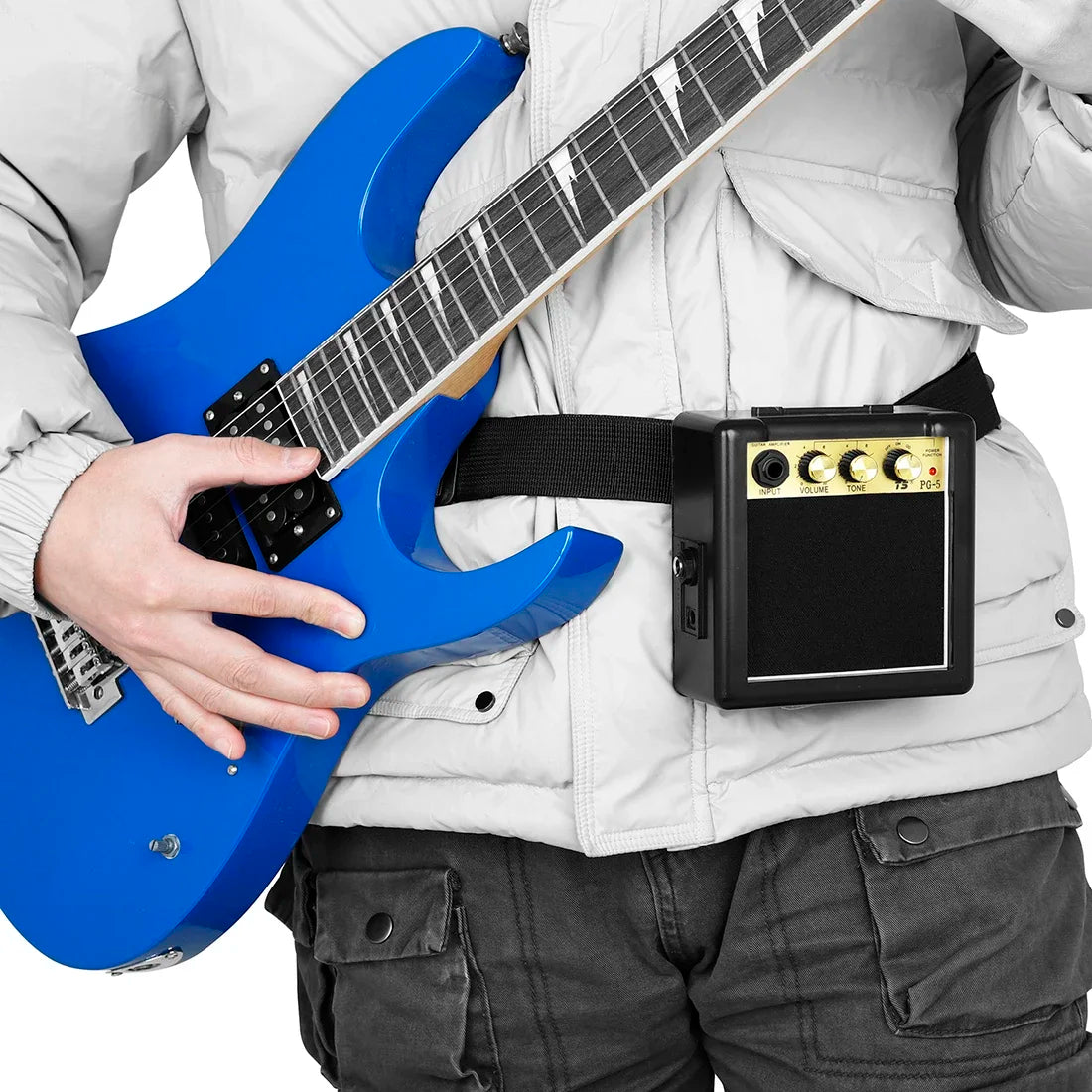 Audio Mini Portable White Box Black Audio Loud Musical Instrument Sound Electroacoustic Instrument Universal Audio Guitar Parts