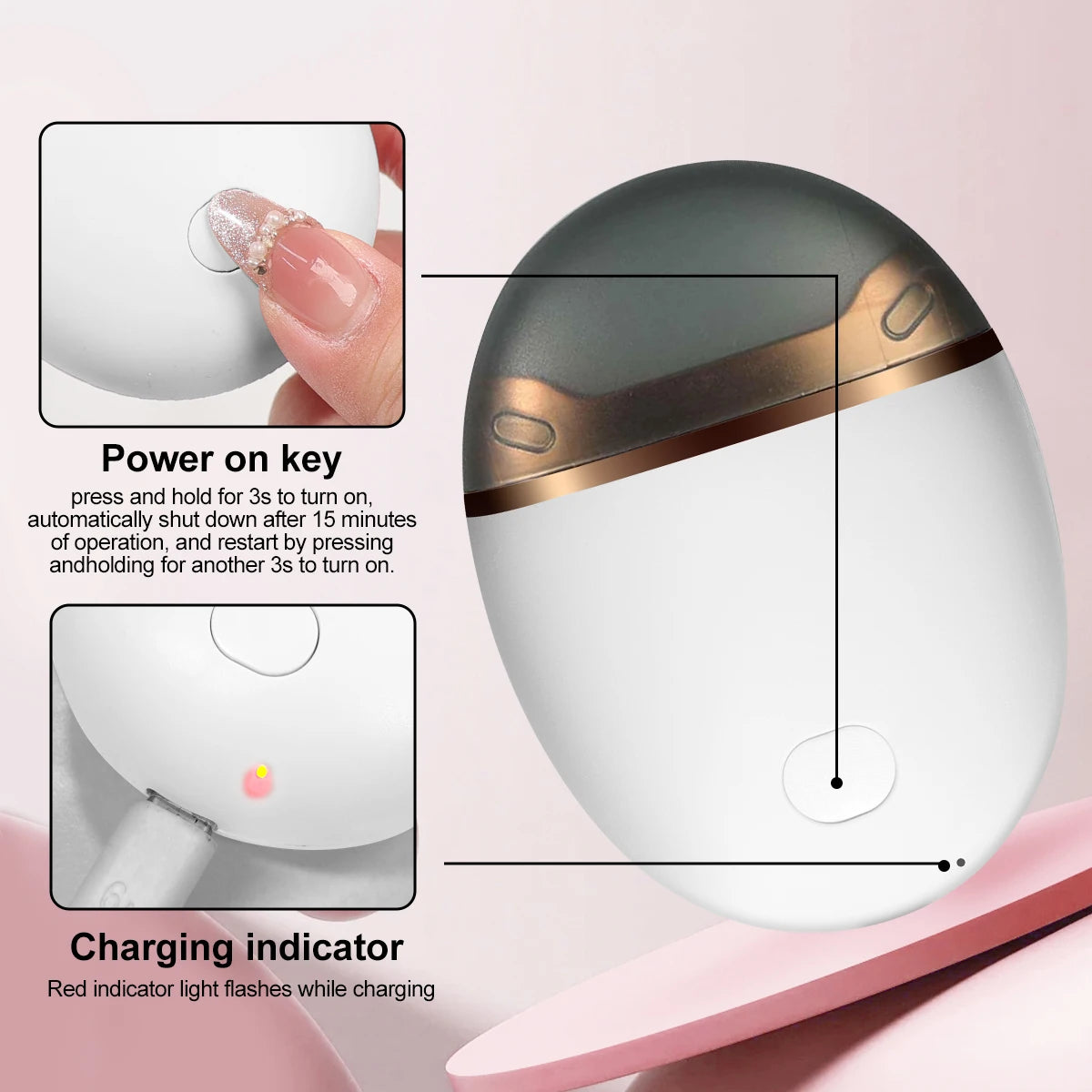 Automatic Nail Scissors Rechargeable Nail Polishing Grinder Automatic Nail Clipper for Baby Nail Trimming Tools