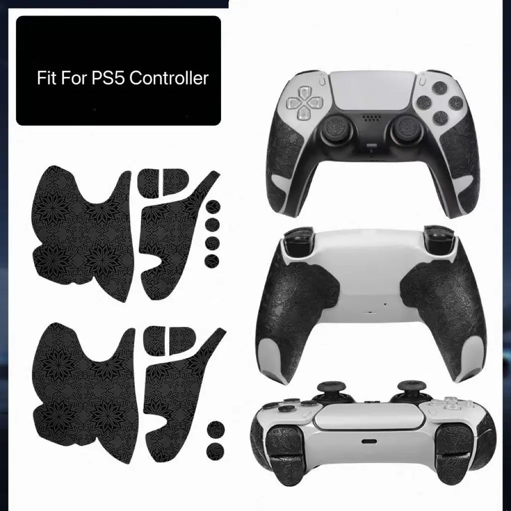 Controller Grips Compatible with PlayStation5 Edge Controller Anti-Slip Soft Rubber Pads Handle Grips Accessories Skin for PS5