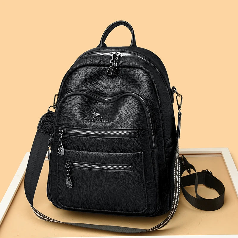 Sli Comfortable Women's Bapa Retro Anti-Theft Crossbody Bag Faionable Trendy Soft Handle American Vintage Sle