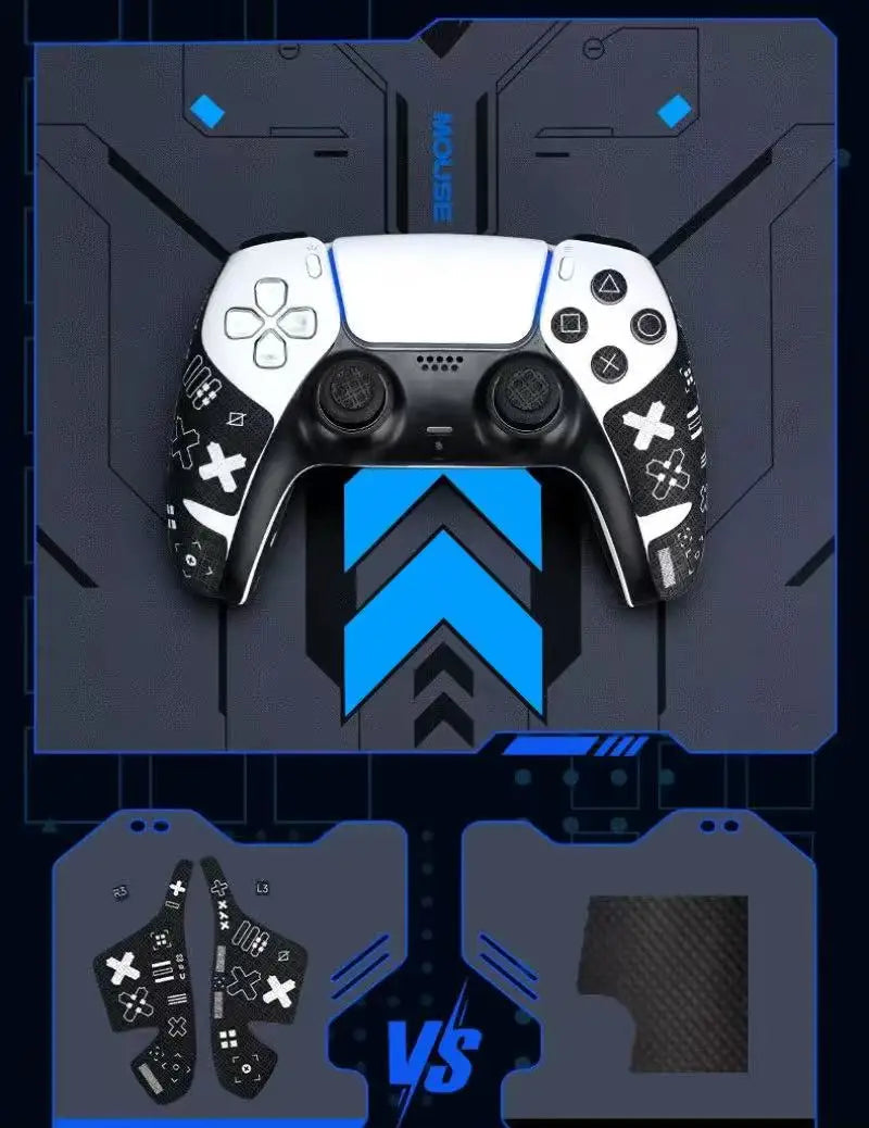 Controller Grips Compatible with PlayStation5 Edge Controller Anti-Slip Soft Rubber Pads Handle Grips Accessories Skin for PS5