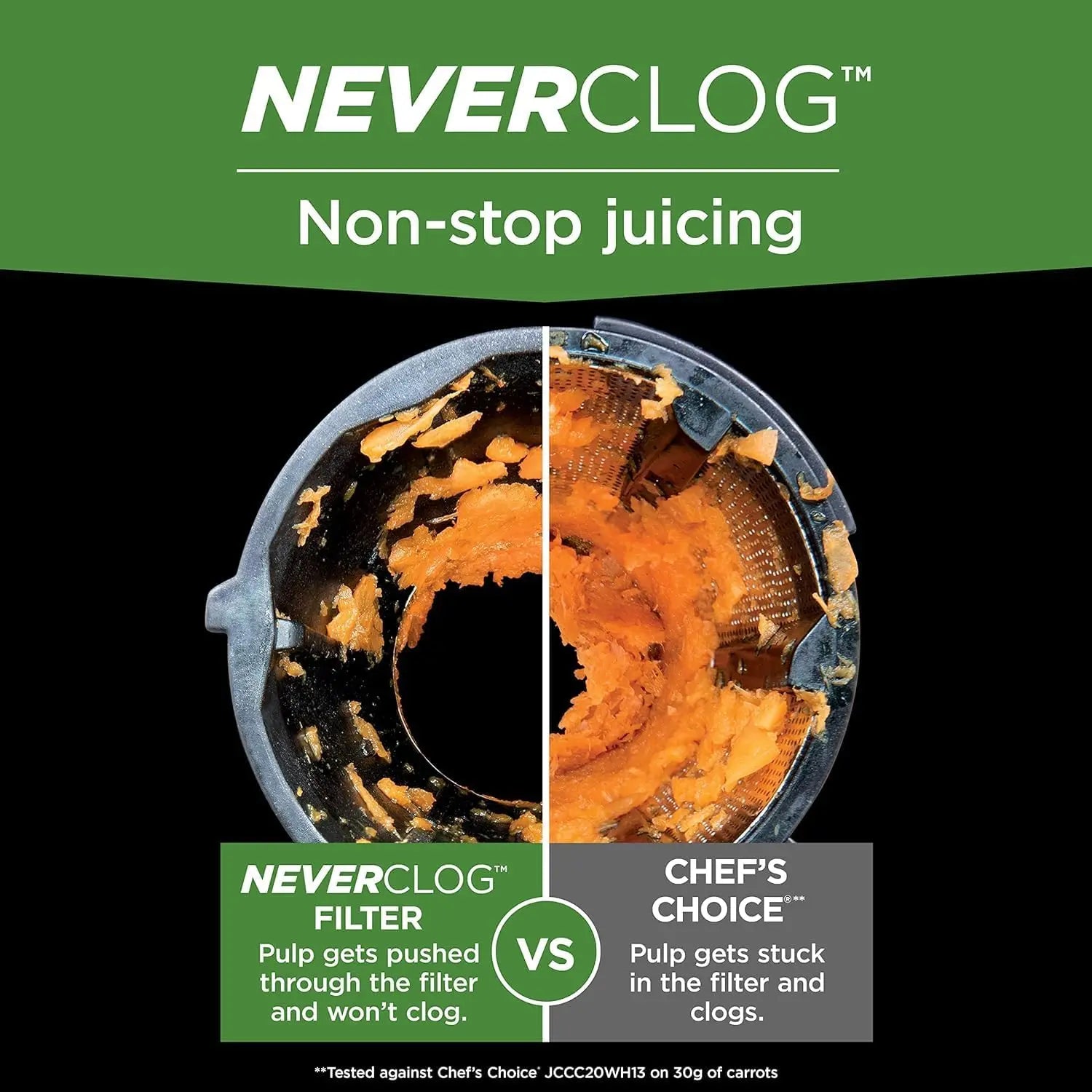 Ninja Refurbished JC151 NeverClog BPA Free Cold Press Juicer with Total Pulp Control and 2 One Touch Programs Machine Gray