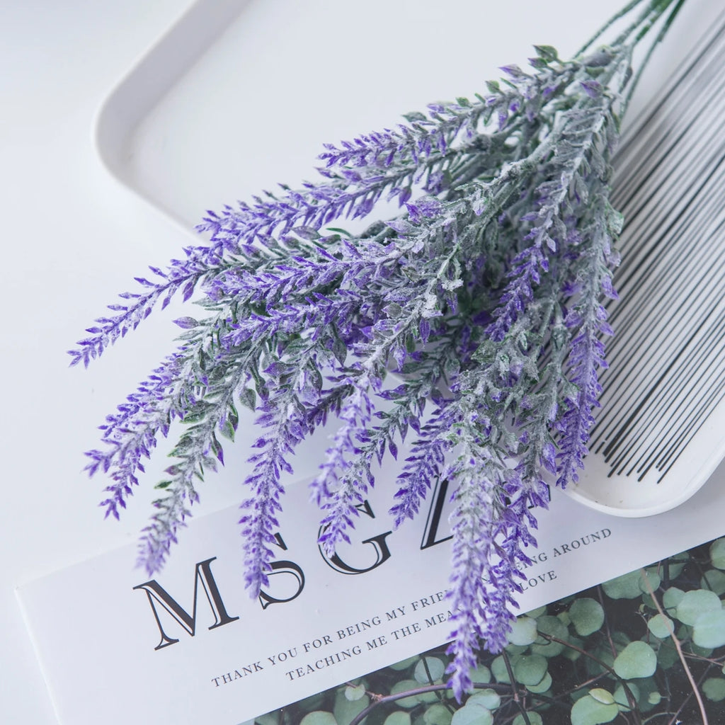 5/10pcs Artificial Plastic Flowers Lavender Multicolor Vases Home Table Decor Wedding Bridal Bouquet Household Product Wholesale