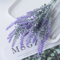5/10pcs Artificial Plastic Flowers Lavender Multicolor Vases Home Table Decor Wedding Bridal Bouquet Household Product Wholesale