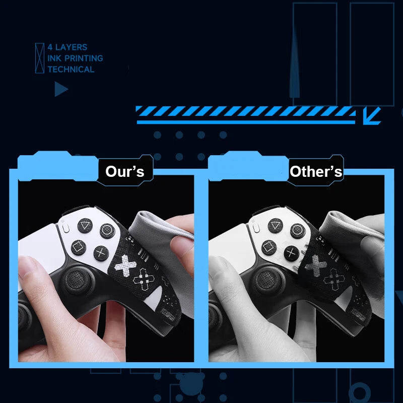 NEW Anti-Slip Protective Cover Sticker For PS5 Gamepad Skin For PS 5 Controller Case Decal Joystick Accessories
