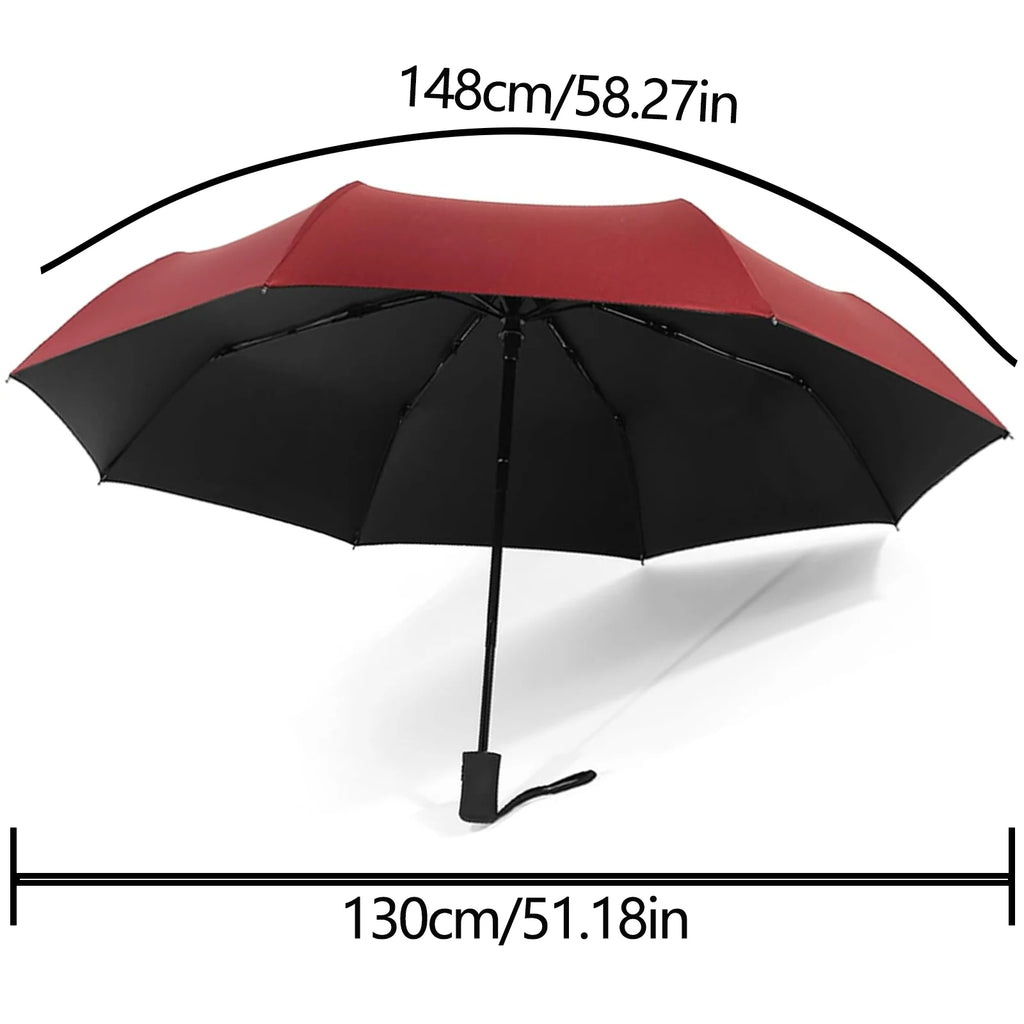 Umbrella Folding Umbrella, Travel Umbrellas for Rain, Waterproof UV Protection Portable Compact Umbrella for Outdoor & Travel