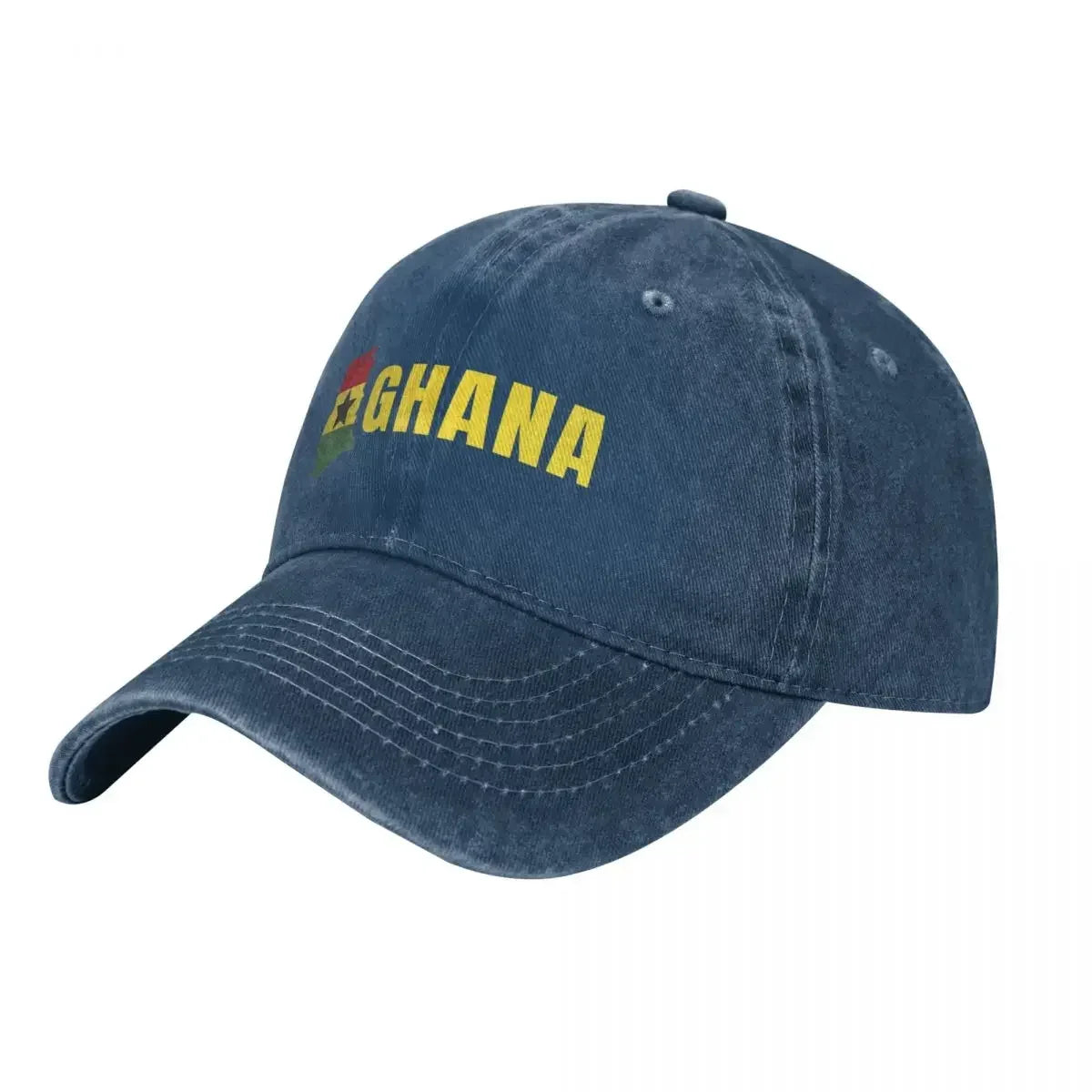 Ghana Holiday Baseball Cap birthday funny hat men's big size hat black Men Caps Women's