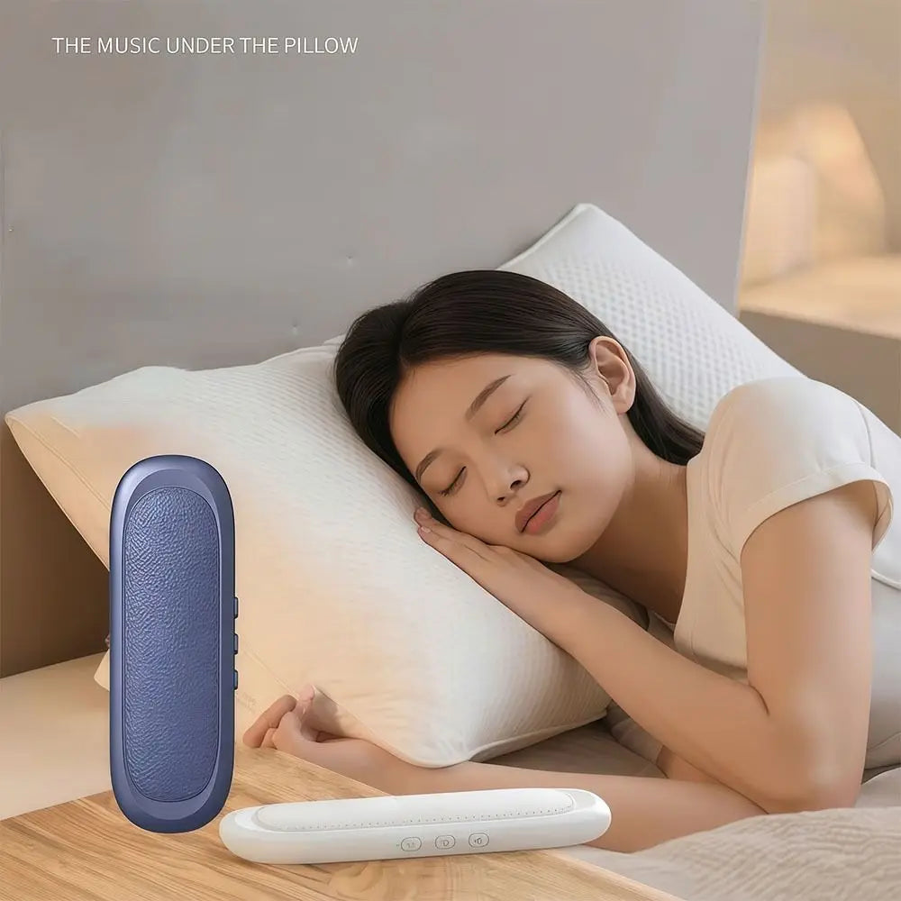 Bluetooth 5.4 Under Pillow Speaker Stereo Sound Noise Reduction Bone Conduction Speaker Timed Shutdow Deep Bass Music Player