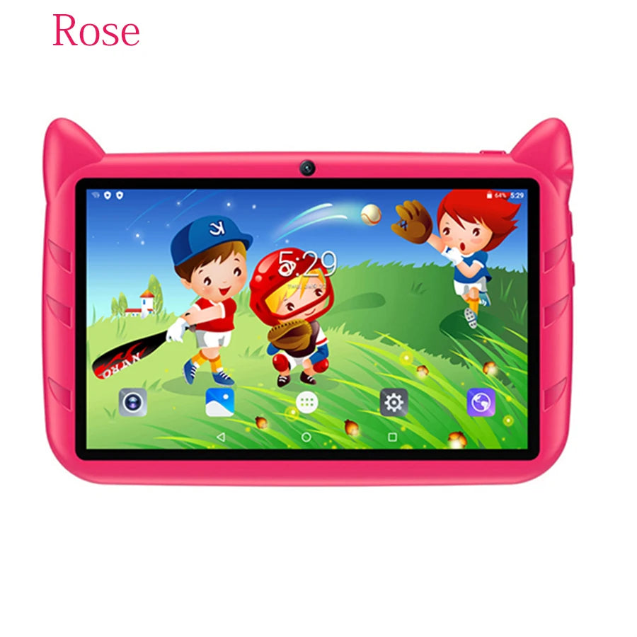 B86 7 Inch Kid Tablet Android 13, 4GB RAM 64GB ROM 1TB Expand,5G WiFi,4000MAH Battery,Dual Camera, Children's Gift Kids Software