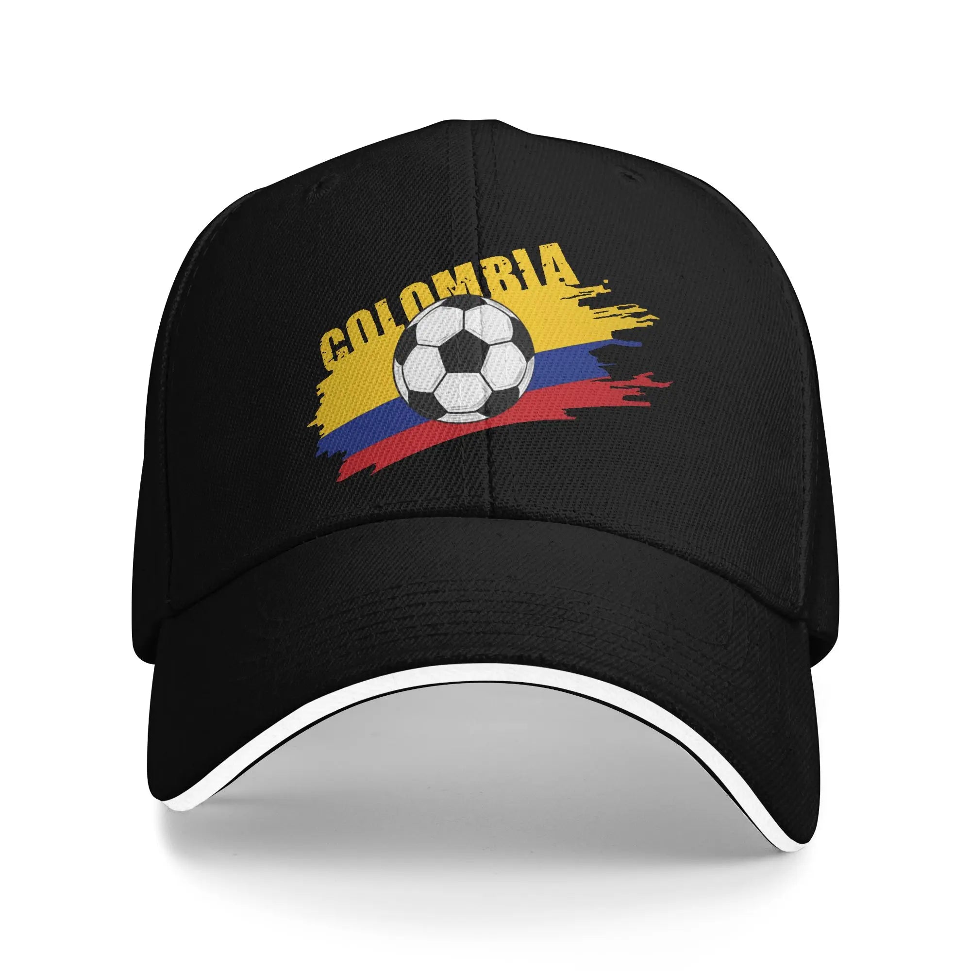 Summer Casual Baseball Cap Colombia Flag Map Print Outdoor Gym Trucker Hat For Female Male Wholesale  Classic Snapback Cap